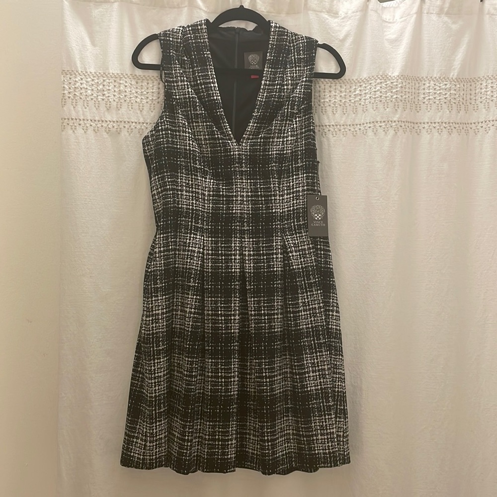 Vince Camuto black/white dress
